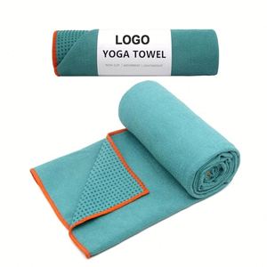 Toalla de Microfibra Gruesa Absorbente de Sudor Personalizada, Antideslizante, con Puntos de Silicona para Yoga, Pilates y Fitness - Product Image 1