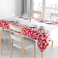 Nappe de table personnalisée sur le thème de Noël pour fêtes d'anniversaire et réunions