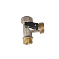 Vente directe du fabricant Vanne à boisseau sphérique en laiton Vanne d'eau à interrupteur manuel à trois voies Filetage interne externe pour contrôle de gazole OEM