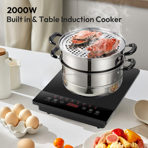 COOKTOP hộ gia đình cảm ứng nồi 2000W Điện nấu ăn HOB điều khiển cảm ứng CE giấy chứng nhận điện bếp cảm ứng - Product Image 4