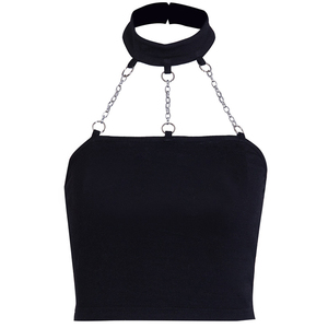 Tour <span class=keywords><strong>de</strong></span> <span class=keywords><strong>cou</strong></span> Licou <span class=keywords><strong>Cou</strong></span> Chaîne Punk Dos Nu Culture Débardeur - Product Image 6