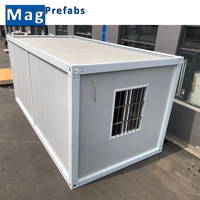 Maison conteneur habitable préfabriquée mobile à faible coût de 20 pieds