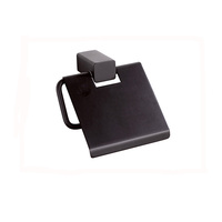 Accessoires de salle de bain en laiton de haute qualité pour hôtel, style moderne et luxueux, finition noire mate, facile à nettoyer, garantie 5 ans