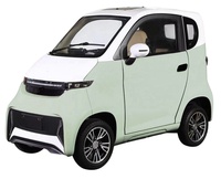 Voiture électrique urbaine 4 roues de haute qualité, 45 km/h, entièrement fermée, boîte de vitesses automatique, sièges en cuir, propulsion arrière, certifiée EEC COC, 50 kW
