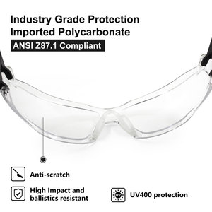 Gafas de Seguridad de Alta Calidad Antivaho, Antiarañazos, con Protección UV400, Colores Personalizables, Múltiples Colores de Lentes para Protección Ocular - Product Image 3
