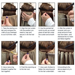 XUCHANG ARMONIA di Remy Del Virgin Macchina Cucito Piatto di Trama di Estensione Dei <span class=keywords><strong>Capelli</strong></span> Cuticola Allineati Puro Dei <span class=keywords><strong>Capelli</strong></span> 1pc 100 g/pz 12 "14" 16 "18" 22" - Product Image 6