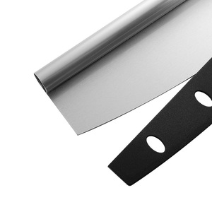 Pizza Shaver 35 Cm Half Moon Blade With Edge Curling Handle For Pizza Slicing Tools - Product Image 2