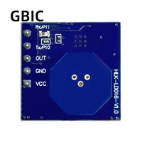 HLK-LD016 5.8G modul Radar memindahkan objek deteksi modul Sensor berdasarkan FCC CE RS RC Papan pengembangan Kit