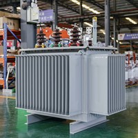 Transformador de Transmisión y Distribución Trifásico de 10 kV 200 kVA, 50 Hz, Dos Bobinadas, Serie S11, Enfriamiento ONAN, Sumergido en Aceite, 10 kV/400 V