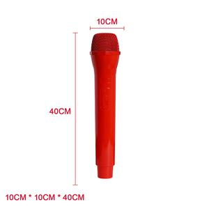 Rosso simulato bambini microfono giocattolo per fingere di giocare per le ragazze e i ragazzi divertente strumento giocattoli per i bambini - Product Image 4
