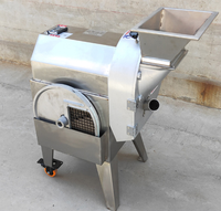 Commerciële milieuvriendelijke roestvrijstalen 1500W motor multifunctionele wortelgroente-aardappel-ui-friet snijmachine