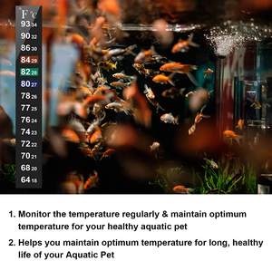 6 Pieces Vara Horizontal no Termômetro Tira Termômetro Temperatura Café Vinho Cerveja Aquário Termômetro Adesivo Adesivo - Product Image 3