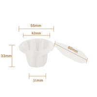 Filtres K-Cup 100% biodégradables, jetables, pour cafetières à portion individuelle, K Latte, K Select, K Compact