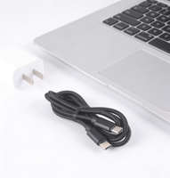 Câble USB-C universel en nylon avec conducteur en cuivre pur et blindage tressé pour téléphones, tablettes, ordinateurs portables, imprimantes - Cordon de charge rapide et de transfert de données