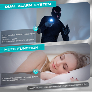 Hot bán chống cháy thép an toàn tiền gửi hộp tiền và tiền mặt lưu ký đồng xu hộp với thả khe cắm cho lưu trữ - Product Image 6