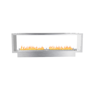 1800Mm Hai Mặt Được Xây Dựng Trong Điện Bio Flame TV Đứng Treo Tường Lò Sưởi - Product Image 5