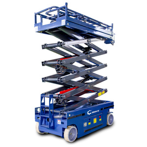 Piattaforma di Lavoro Aerea Elettroidraulica Semovente a Forbice ad Alte Prestazioni, Sollevamento Massimo 10m, 320kg - Product Image 3