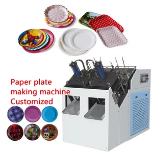 High Speed Automatic Paper Dinner Plate Making Machine Paper Dish Plate Forming Machine