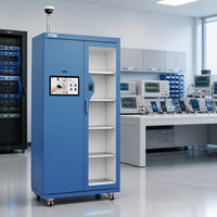 Gabinete Inteligente RFID para Pruebas de Materiales, Doble Puerta, Seguimiento de Cupones y Muestras para Laboratorios de Control de Calidad Industriales con Documentación Automatizada