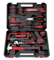 Ensemble d'outils professionnels avec boîte à outils FY-6013-15, kit d'outils de quincaillerie pour la réparation à domicile et l'entretien quotidien DIY