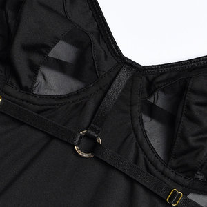 Completi di Lingerie Taglie Forti e Body Sexy da Donna - Collezione <span class=keywords><strong>Intimo</strong></span> Traspirante con Design in Rete Confortevole - Product Image 6