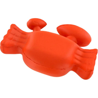 Balle anti-stress souple en forme de crabe rouge, jouets personnalisés promotionnels en mousse PU, animaux anti-stress à presser pour enfants, cadeau