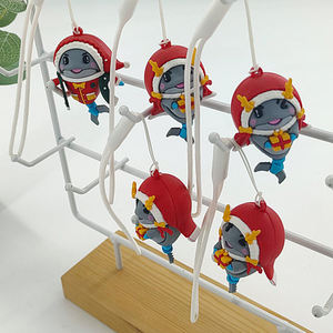 Porte-clés en silicone personnalisés, porte-clés de personnages de dessins animés personnalisés avec cordon pour un usage quotidien et accessoires de collection - Product Image 4