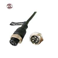 Connecteur d'aviation circulaire M16, M8, 3, 4, 6, 8 broches, GX16, en cuivre, mâle/femelle, IP67, 300V, prise PCB