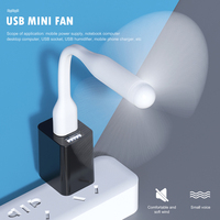 Mini ventilateur USB flexible pliable pour batterie externe ordinateur portable chargeur secteur Portable main pour ordinateur Gadget d'été
