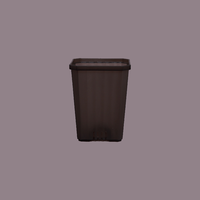 Vente en gros de pots de plantes en plastique 10*13CM, pots de pépinière transparents et colorés, petits pots carrés, pots de fleurs pour plantes succulentes de jardin
