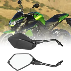 Universal Hawk-eye Motorcycle Handle Bar Convex Rear View Mirror For Yamaha Honda Kawasaki Suzuki Honda Victory And More
