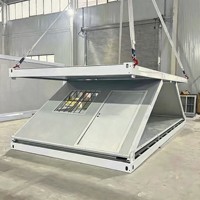 Maison conteneur pliable personnalisable pour l'hébergement des travailleurs