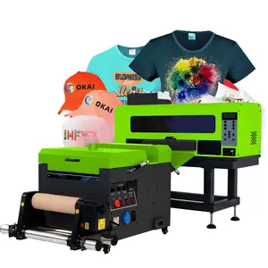 Impresora Okai DTF, máquina de impresión, secador agitador con doble cabezal xp600, impresoras de inyección de tinta de alta calidad para camisetas