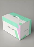 Boîte Cadeau Pliante Personnalisée Portable, Boîte Mystère, Sac Cadeau de Fêtes, Boîte Vide pour Papeterie, Cadeaux d'Affaires en Carton Kraft Ondulé