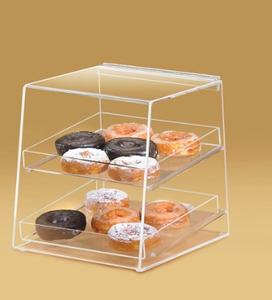Contenedor Acrílico Apilable para Pastelería, Exhibidor de Cocina, Organizador y Soporte para Bagels, Pan y Muffins - Product Image 1