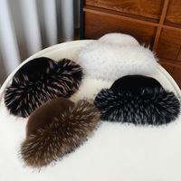 Gorro de esquí tipo cúpula con ribete de felpa, moderno, cálido, para ciclismo, a prueba de frío, gorro de piel para exteriores