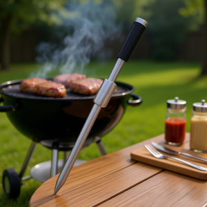 Termómetro de Carne para Barbacoa, Metálico, Bluetooth 5.2, Alcance de 700 pies, 24 horas de duración de la batería, para Asar y Cocinar - Product Image 2