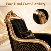 Canapé royal classique de style turc, canapé antique pour le bureau à domicile, design de canapé en bois, ensemble de meubles pour le salon