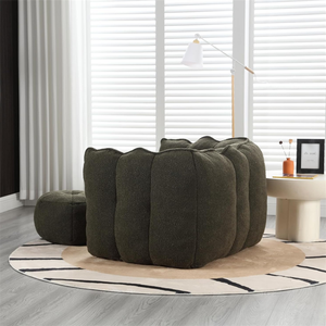 <span class=keywords><strong>Fauteuil</strong></span> pouf géant confortable à prix abordable, chaise de sol en forme de citrouille, canapé paresseux pour salle de jeux - Product Image 4