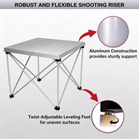 Grande plateforme de prise de vue en aluminium, 120x120 cm, capacité de charge de 300 kg, pour la photographie et la production vidéo