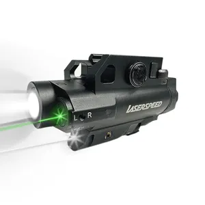 Лазерная скорость, зеленый и ИК, Двойной лазерный прицел с фонариком