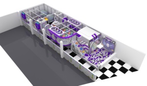 Structure de jeux intérieure commerciale avec piscine à balles et éléments d'escalade pour parcs d'attractions pour enfants, aire de jeux intérieure TG60 - Product Image 4