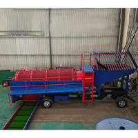 Machines minières en métal à petite échelle plantes équipement d'extraction d'or alluvial trommel usine de lavage machine de séparation d'or
