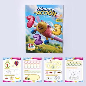 Serie carina spagnolo Gradditi libro da colorare per bambini disegno educativo per bambini - Product Image 6