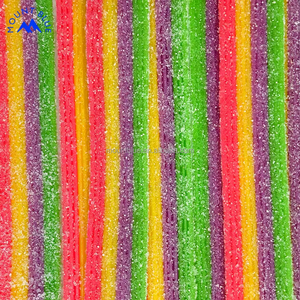 Bonbons Gélifiés Aigres en Bandelettes Multicolores aux Saveurs de Fruits, Directement de l'Usine, Divers Goûts - Product Image 1