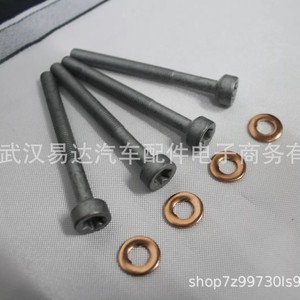 Tornillos de inyector de combustible Mercedes con arandelas A0019902607 A6110170060 para piezas de repuesto de reparación de motor 651 - Product Image 1