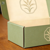 Boîtes d'expédition personnalisées avec impression de logo, emballage en carton ondulé recyclable, emballage pour vêtements, boîtes d'expédition en papier