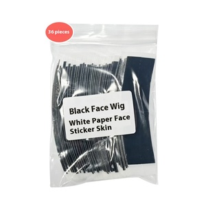 Ruban pour perruque de couverture de <span class=keywords><strong>cheveux</strong></span> pour hommes 36 pièces imperméable à l'eau résistant à la sueur adhésif double face colle forte noir - Product Image 6