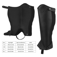 VALNERO INTERNATIONAL Demi-gambières d'équitation en cuir véritable/synthétique, couleurs et tailles personnalisées, service OEM personnalisé