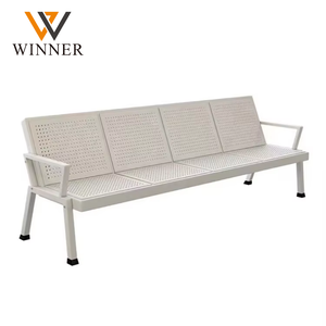 Chaise d'attente en métal à 3 places pour hôpital, clinique, aéroport, salle d'attente, banque - Product Image 1
